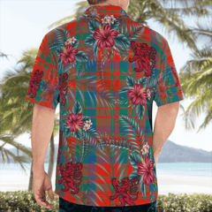 Clan Matheson Ancient Tartan Scottish Lion Hawaiian Shirt EL53 Matheson Ancient Tartan Tartan Hawaii Shirt   