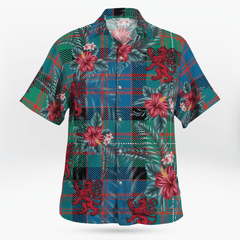 Clan Clan MacDonnell of Glengarry Ancient Tartan Scottish Lion Hawaiian Shirt ZO96 MacDonnell of Glengarry Ancient Tartan Tartan Hawaii Shirt   