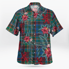 Clan Nicolson Hunting Ancient Tartan Scottish Lion Hawaiian Shirt YB41 Nicolson Hunting Ancient Tartan Tartan Hawaii Shirt   