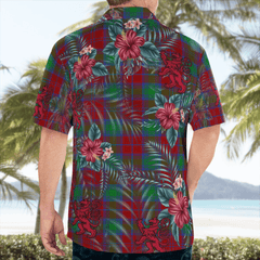Clan Fotheringham Tartan Scottish Lion Hawaiian Shirt MK23 Fotheringham Tartan Tartan Hawaii Shirt   