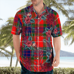 Clan Fraser Modern Tartan Scottish Lion Hawaiian Shirt MY99 Fraser Modern Tartan Tartan Hawaii Shirt   