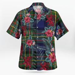 Clan MacLaren Modern Tartan Scottish Lion Hawaiian Shirt DA21 MacLaren Modern Tartan Tartan Hawaii Shirt   