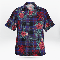 Clan Garden Tartan Scottish Lion Hawaiian Shirt EZ28 Garden Tartan (Clan Garden) Tartan Hawaii Shirt   