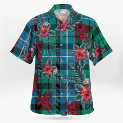 Clan Galbraith Ancient Tartan Scottish Lion Hawaiian Shirt CO86 Galbraith Ancient Tartan Tartan Hawaii Shirt   