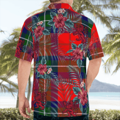 Clan Ruthven Modern Tartan Scottish Lion Hawaiian Shirt QJ48 Ruthven Modern Tartan Tartan Hawaii Shirt   