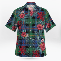 Clan Farquharson Ancient Tartan Scottish Lion Hawaiian Shirt TW73 Farquharson Ancient Tartan Tartan Hawaii Shirt   
