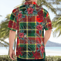 Clan MacLachlan Hunting Modern Tartan Scottish Lion Hawaiian Shirt JF65 MacLachlan Hunting Modern Tartan Tartan Hawaii Shirt   