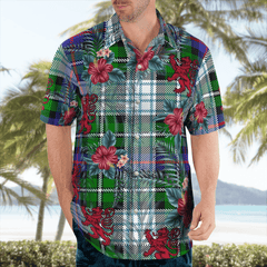 Clan MacKenzie Dress Modern Tartan Scottish Lion Hawaiian Shirt IS34 MacKenzie Dress Modern Tartan Tartan Hawaii Shirt   