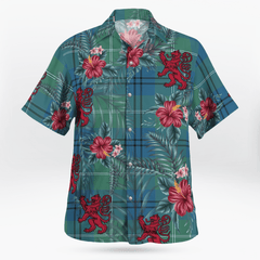 Clan Oliphant Ancient Tartan Scottish Lion Hawaiian Shirt GA88 Oliphant Ancient Tartan Tartan Hawaii Shirt   