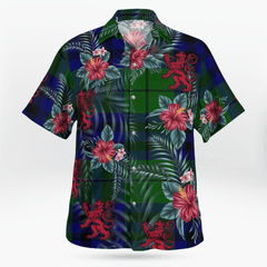 Clan Keith Modern Tartan Scottish Lion Hawaiian Shirt WI85 Keith Modern Tartan Tartan Hawaii Shirt   
