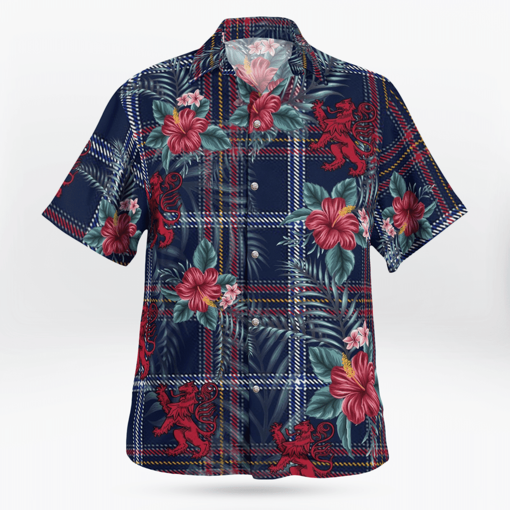 Clan Jewish Tartan Tartan Scottish Lion Hawaiian Shirt CQ16 Jewish Tartan Tartan Tartan Hawaii Shirt   
