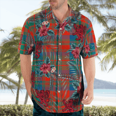 Clan Matheson Ancient Tartan Scottish Lion Hawaiian Shirt EL53 Matheson Ancient Tartan Tartan Hawaii Shirt   