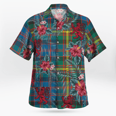 Clan MacSporran Ancient Tartan Scottish Lion Hawaiian Shirt TS60 MacSporran Ancient Tartan Tartan Hawaii Shirt   