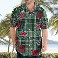 Clan MacDonald Lord of the Isles Hunting Tartan Scottish Lion Hawaiian Shirt AE70 MacDonald Lord of the Isles Hunting Tartan Tartan Hawaii Shirt   