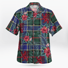 Clan Ogilvie Hunting Modern Tartan Scottish Lion Hawaiian Shirt TX57 Ogilvie Hunting Modern Tartan Tartan Hawaii Shirt   