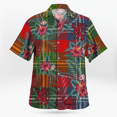 Clan Forrester Tartan Scottish Lion Hawaiian Shirt MG74 Forrester Tartan Tartan Hawaii Shirt   