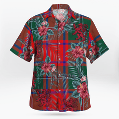 Clan MacPhail Tartan Scottish Lion Hawaiian Shirt LR24 MacPhail Tartan Tartan Hawaii Shirt   