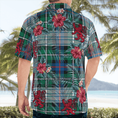 Clan MacKenzie Dress Ancient Tartan Scottish Lion Hawaiian Shirt TU10 MacKenzie Dress Ancient Tartan Tartan Hawaii Shirt   
