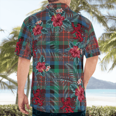 Clan MacDuff Hunting Ancient Tartan Scottish Lion Hawaiian Shirt TS72 MacDuff Hunting Ancient Tartan Tartan Hawaii Shirt   