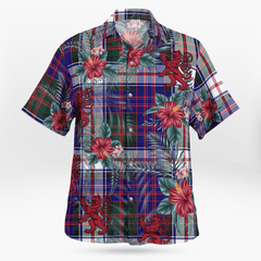 Clan MacDonald Dress Modern Tartan Scottish Lion Hawaiian Shirt AR25 MacDonald Dress Modern Tartan Tartan Hawaii Shirt   