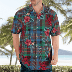 Clan MacDuff Hunting Ancient Tartan Scottish Lion Hawaiian Shirt TS72 MacDuff Hunting Ancient Tartan Tartan Hawaii Shirt   