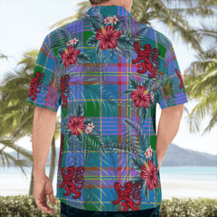 Clan Ralston Tartan Scottish Lion Hawaiian Shirt GL55 Ralston Tartan Tartan Hawaii Shirt   