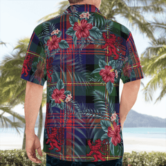Clan Logan Modern Tartan Scottish Lion Hawaiian Shirt JO58 Logan Modern Tartan Tartan Hawaii Shirt   