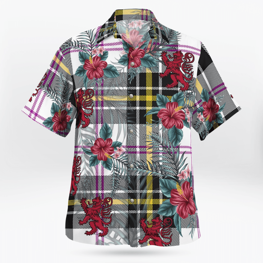 Clan MacPherson Dress Modern Tartan Scottish Lion Hawaiian Shirt BP99 MacPherson Dress Modern Tartan Tartan Hawaii Shirt   