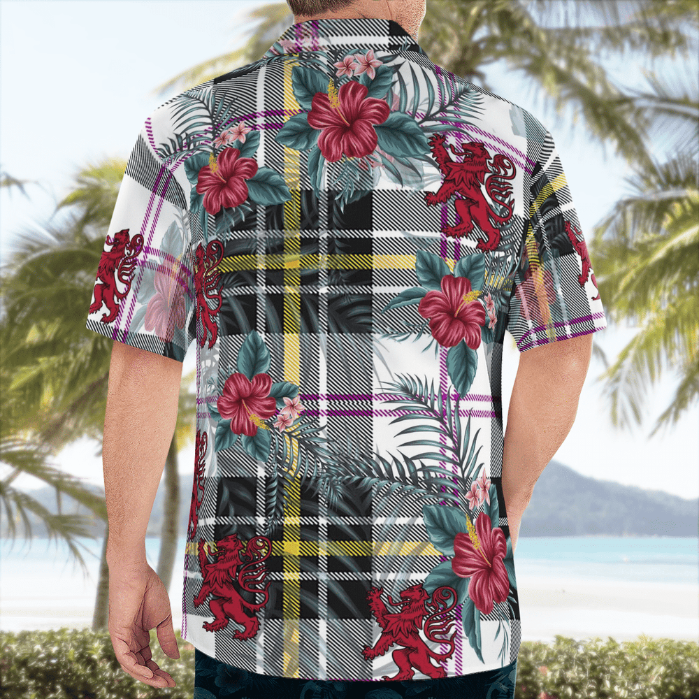 Clan MacPherson Dress Modern Tartan Scottish Lion Hawaiian Shirt BP99 MacPherson Dress Modern Tartan Tartan Hawaii Shirt   