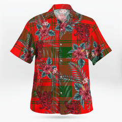 Clan MacQuarrie Modern Tartan Scottish Lion Hawaiian Shirt YM27 MacQuarrie Modern Tartan Tartan Hawaii Shirt   