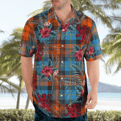 Clan MacLachlan Ancient Tartan Scottish Lion Hawaiian Shirt GD91 MacLachlan Ancient Tartan Tartan Hawaii Shirt   