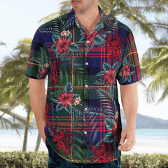 Clan Logan Modern Tartan Scottish Lion Hawaiian Shirt JO58 Logan Modern Tartan Tartan Hawaii Shirt   