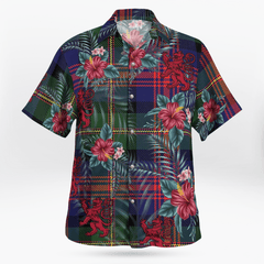 Clan Logan Modern Tartan Scottish Lion Hawaiian Shirt JO58 Logan Modern Tartan Tartan Hawaii Shirt   
