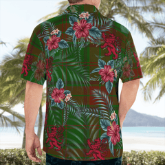 Clan Maxwell Hunting Tartan Scottish Lion Hawaiian Shirt AE25 Maxwell Hunting Tartan Tartan Hawaii Shirt   