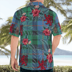 Clan Morrison Ancient Tartan Scottish Lion Hawaiian Shirt YA98 Morrison Ancient Tartan Tartan Hawaii Shirt   