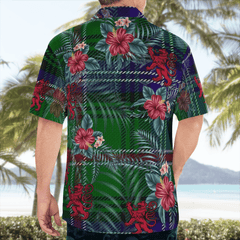 Clan Clan Kirby Tartan Scottish Lion Hawaiian Shirt EW83 Kirby Tartan Tartan Hawaii Shirt   