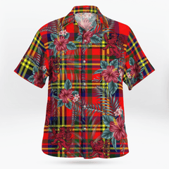Clan Hepburn Tartan Scottish Lion Hawaiian Shirt UL95 Hepburn Tartan Tartan Hawaii Shirt   