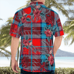 Clan MacTavish Modern Tartan Scottish Lion Hawaiian Shirt PV18 MacTavish Modern Tartan Tartan Hawaii Shirt   