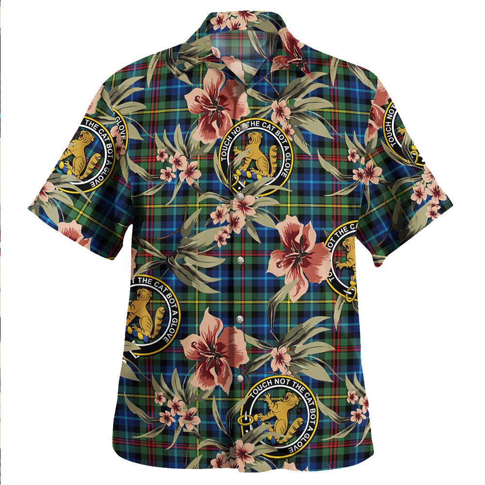 Clan Smith (MacGowan Hunting) Modern Tartan Crest Badge Aloha Hawaiian Shirt Tropical Old Style IX11 Smith (MacGowan Hunting) Modern Tartan Tartan Today   
