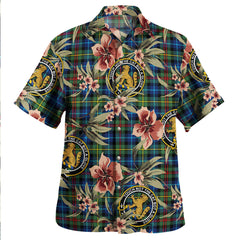 Clan Smith (MacGowan Hunting) Modern Tartan Crest Badge Aloha Hawaiian Shirt Tropical Old Style IX11 Smith (MacGowan Hunting) Modern Tartan Tartan Today   