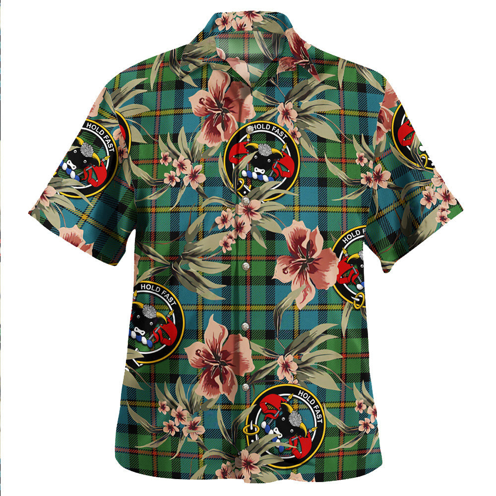 Clan MacLeod of Harris (MacLeod Hunting) Ancient Tartan Crest Badge Aloha Hawaiian Shirt Tropical Old Style US14 MacLeod of Harris (MacLeod Hunting) Ancient Tartan Tartan Today   