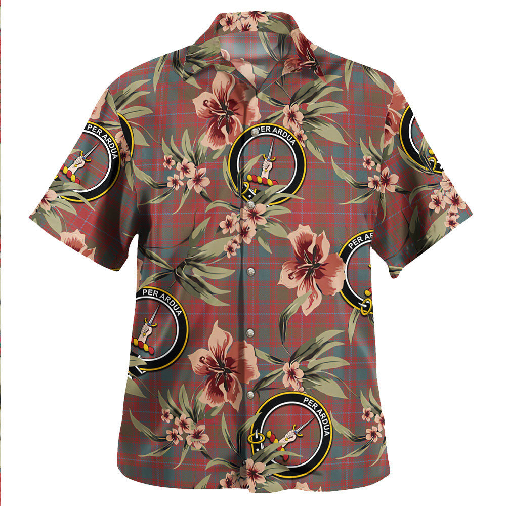 Clan MacIntyre Weathered Tartan Crest Badge Aloha Hawaiian Shirt Tropical Old Style UU11 MacIntyre Weathered Tartan Tartan Today   