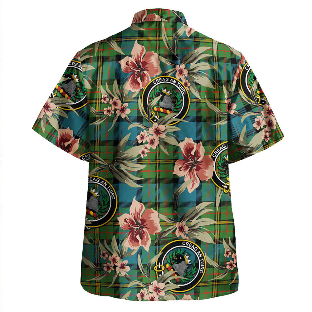 Clan MacLaren Ancient Tartan Crest Badge Aloha Hawaiian Shirt Tropical Old Style BK18 MacLaren Ancient Tartan Tartan Today   