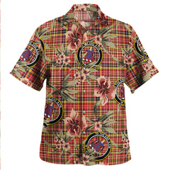 Clan Ogilvie of Strathallan Modern Tartan Crest Badge Aloha Hawaiian Shirt Tropical Old Style EU10 Ogilvie of Strathallan Modern Tartan Tartan Today   