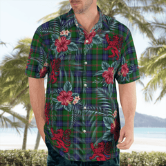 Clan Jones 1 Tartan Scottish Lion Hawaiian Shirt FD92 Jones 1 Tartan Tartan Hawaii Shirt   