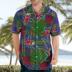 Clan Strange of Balkaskie Tartan Scottish Lion Hawaiian Shirt XM28 Strange of Balkaskie Tartan Tartan Hawaii Shirt   