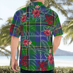 Clan Turnbull Hunting Tartan Scottish Lion Hawaiian Shirt XO56 Turnbull Hunting Tartan Tartan Hawaii Shirt   