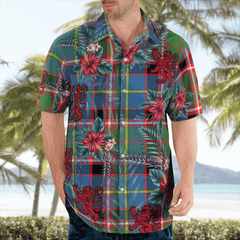Clan Stirling (of Cadder-Present Chief) Tartan Scottish Lion Hawaiian Shirt VN17 Stirling (of Cadder-Present Chief) Tartan Tartan Hawaii Shirt   