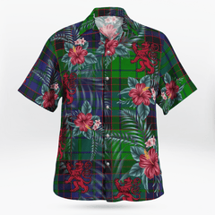 Clan Stewart Old Modern Tartan Scottish Lion Hawaiian Shirt YI29 Stewart Old Modern Tartan Tartan Hawaii Shirt   