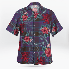 Clan Phillips Tartan Scottish Lion Hawaiian Shirt KP41 Phillips Tartan Tartan Hawaii Shirt   